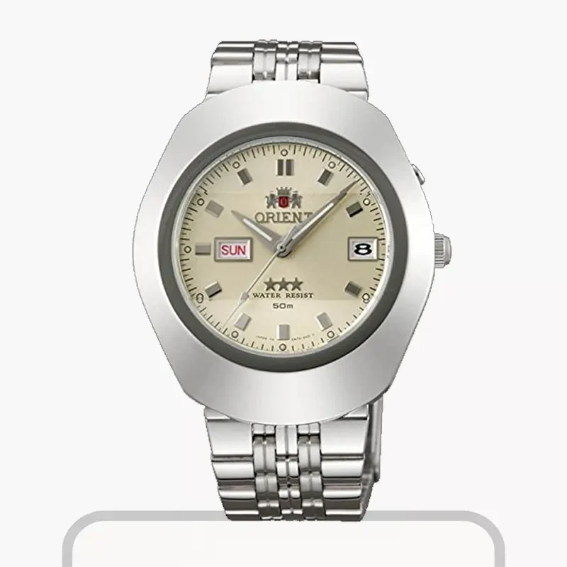 Orient NOS Diastar Cream Dial Men's Watch- SEM70002CG